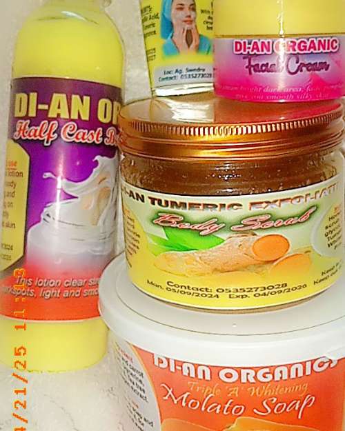 Half cast body lotion set