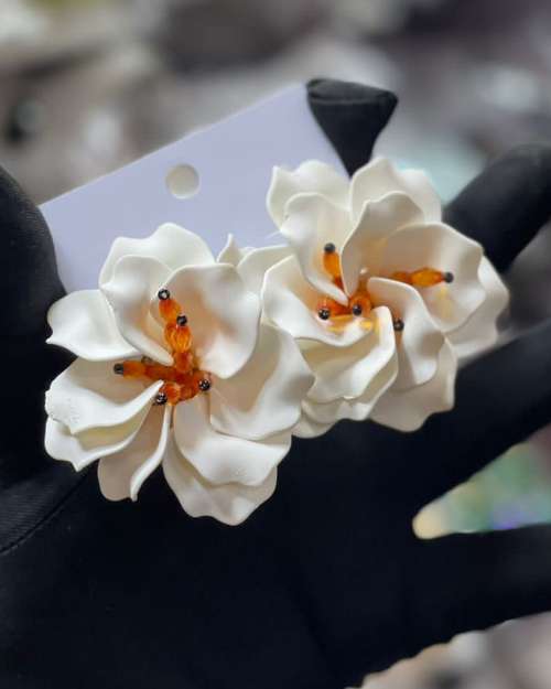 Floral Statement Earrings