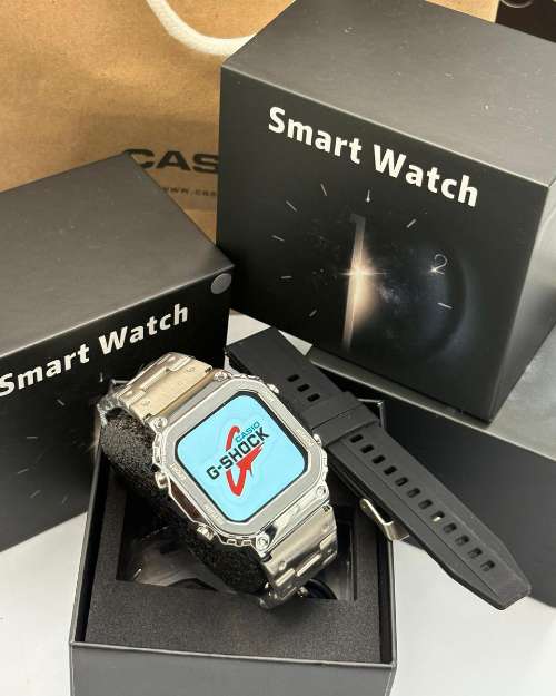 Casio Smartwatch with Rubber and Chain Straps