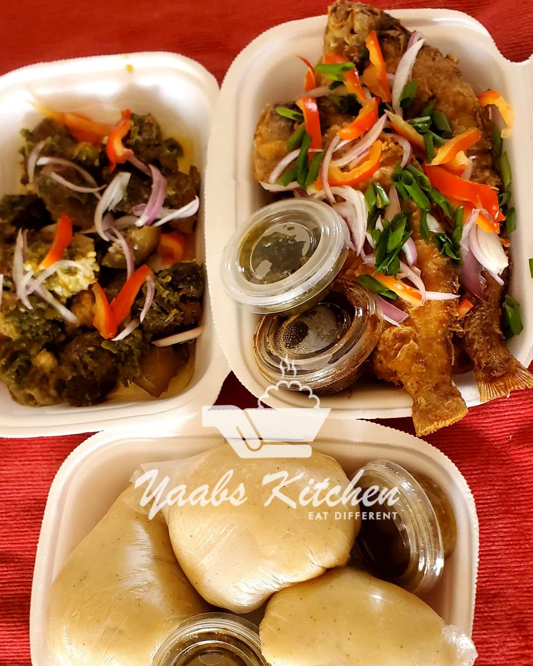 Banku with Fried Snapper