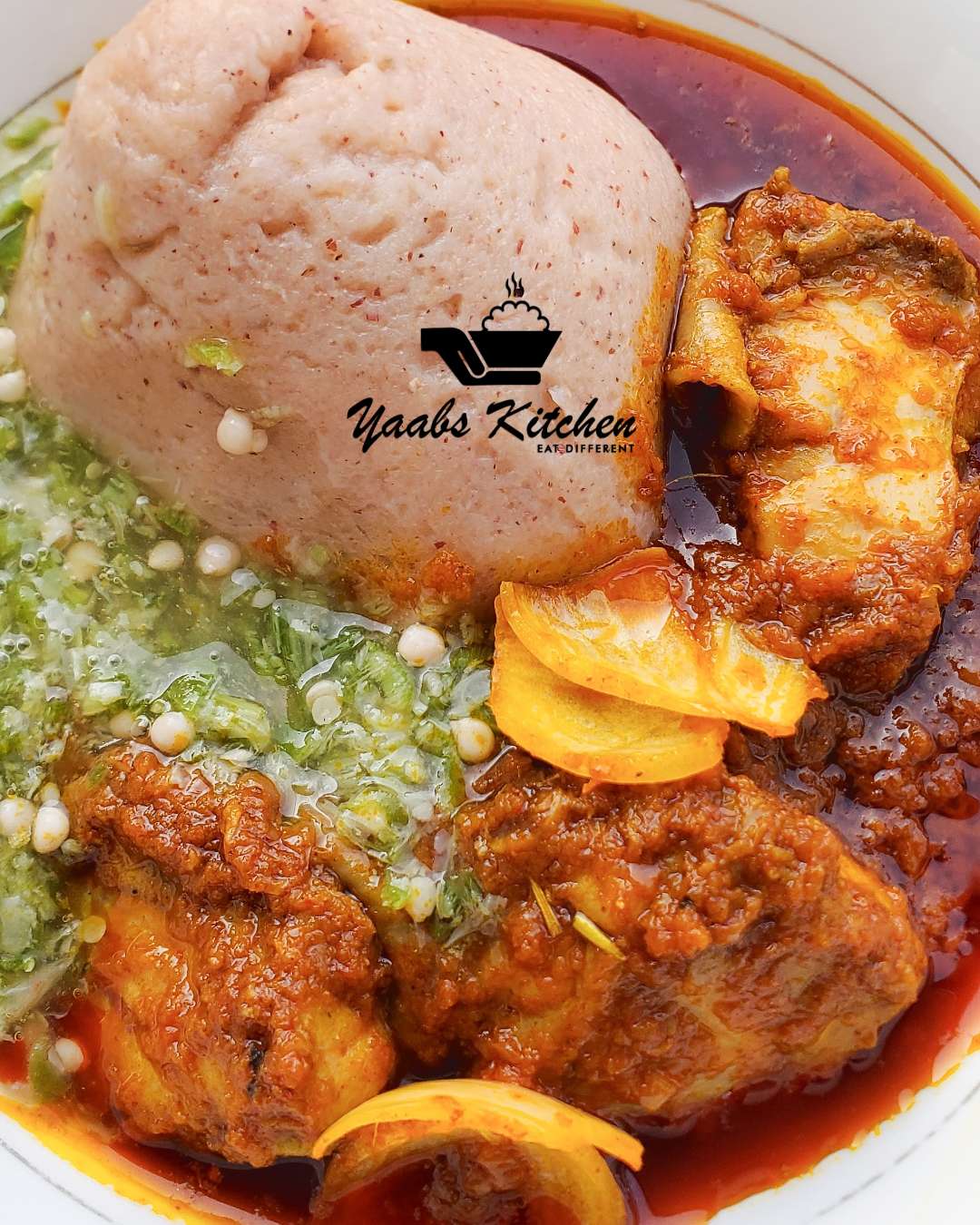 Banku with Okro Stew