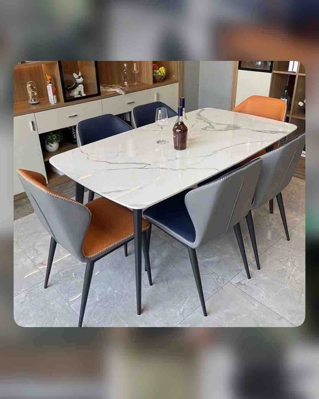 Marble Dining Table Set