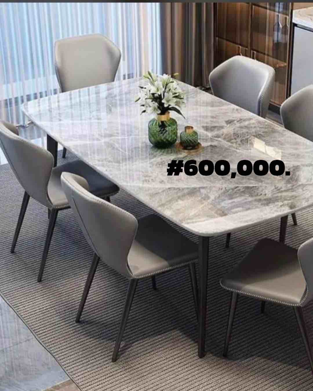 Turkish Marble Dining Table Set