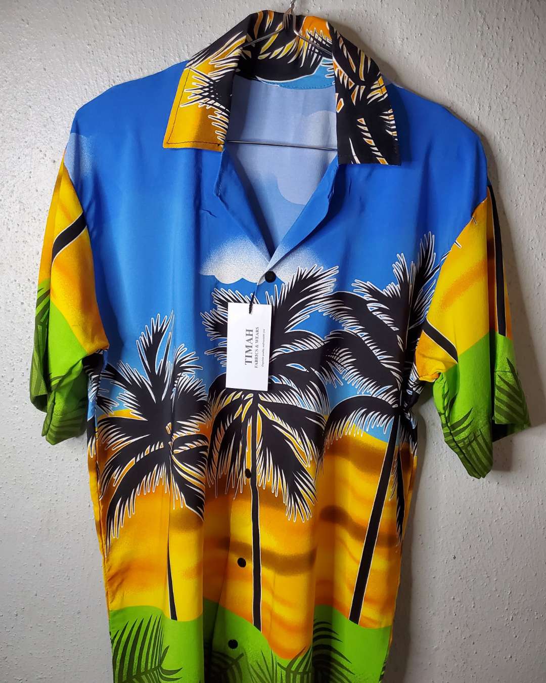 Beach print vintage shirt 