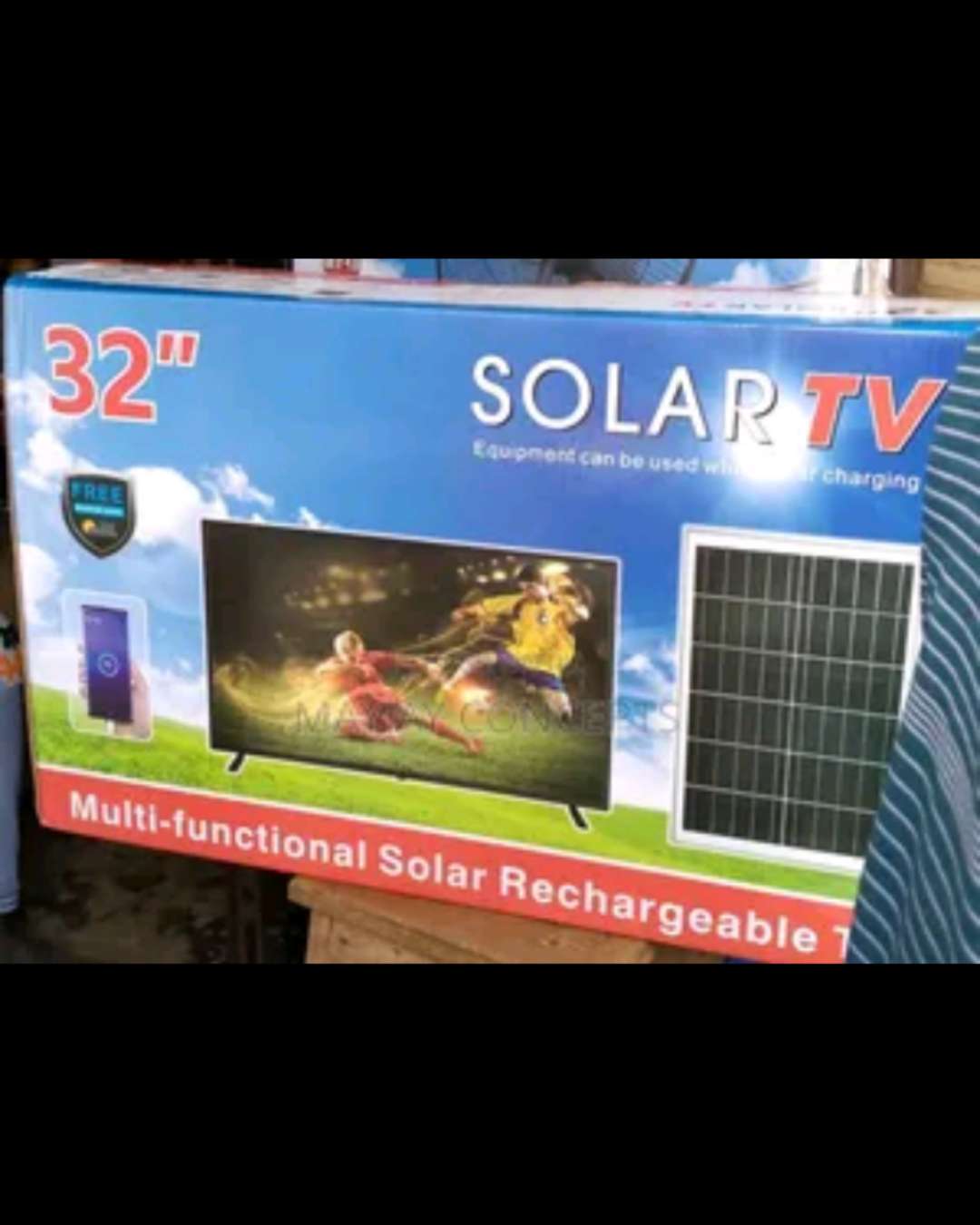 Solar Rechargeable tv 32 inch