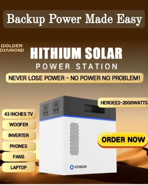 HITHUM 2KWH solar generator 