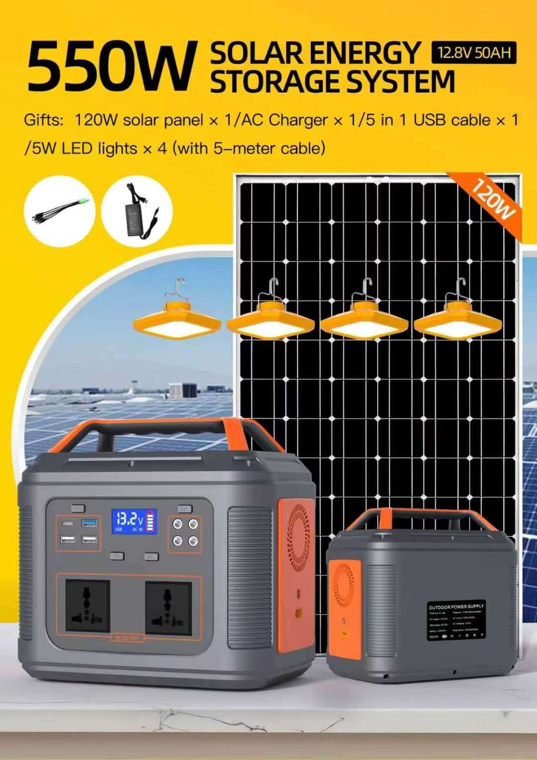 550W Solar Generator