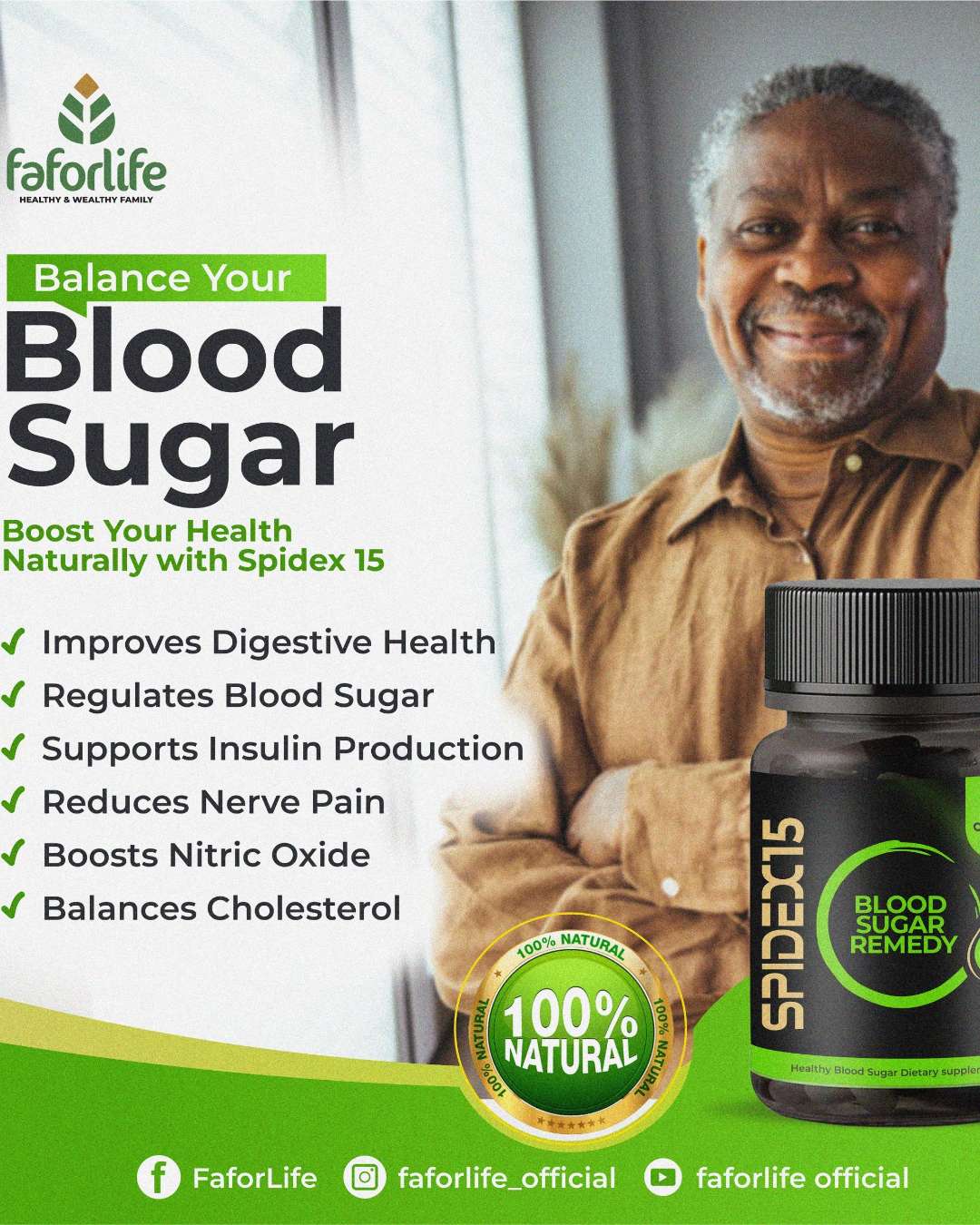 Spidex15 Blood Sugar Control
