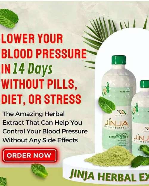 LOWER BLOOD PRESSURE WITH JINJA HERBAL