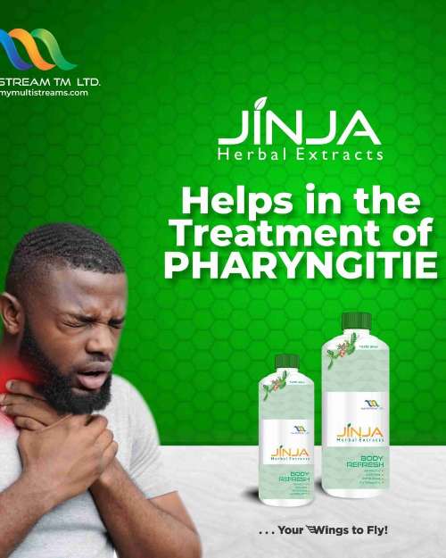TREAT PHARYNGITIE WITH JINJA HERBAL EXTR