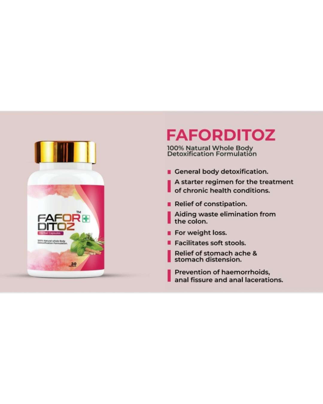 FAFOR DITOZ FOR STUBBORN DISEASE CLEANSE
