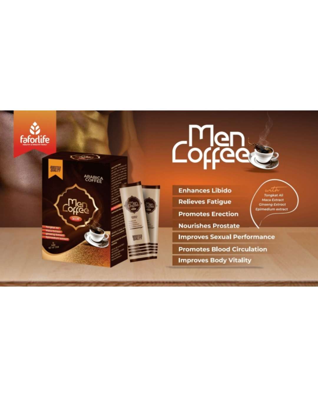 FAFORLIFE MEN COFFEE 4 SEX PERFORMANCE 