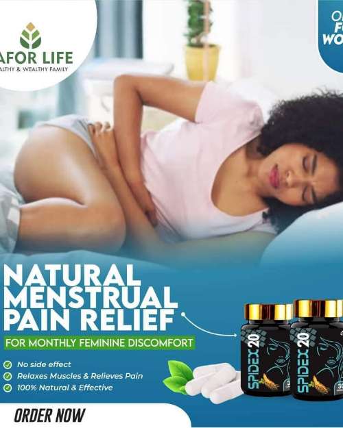 MENSTRUAL PAIN RELIEF WITH SPIDEX20