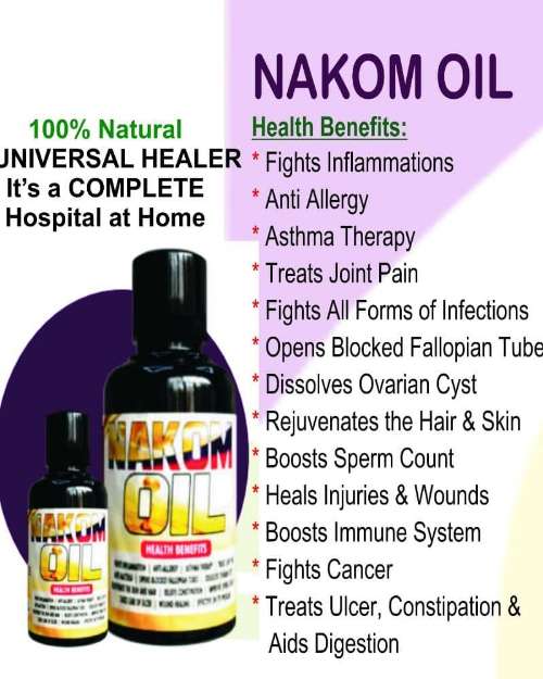 NAKOM OIL FIGHT INFLAMMATION, DIGESTION