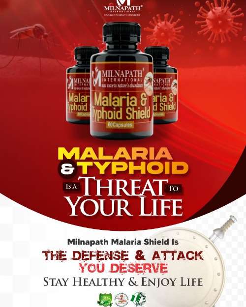  HEALTHY WITH MALARIA AND TYPHOID SHIELD