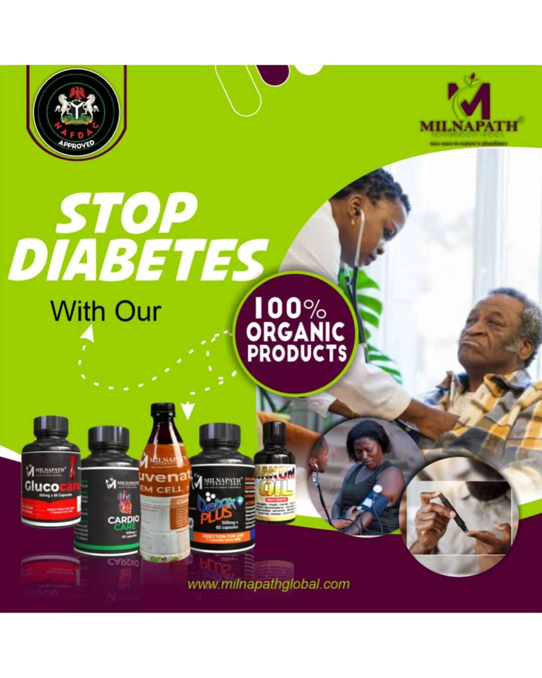 TREATMENT FOR DIABETES, HIGH BLOOD SUGAR