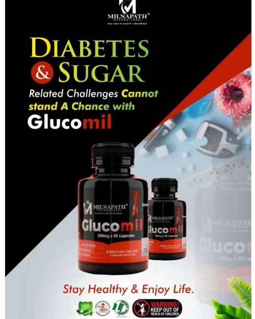 GLUCOMIL TREAT DIABETES, BLOOD SUGAR