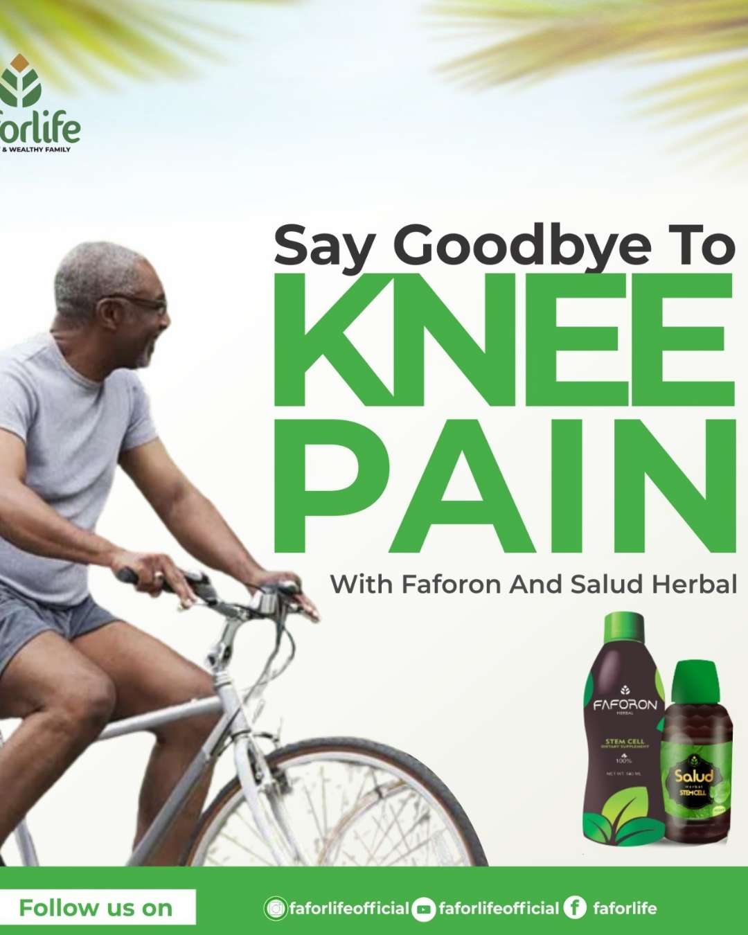 TREAT KNEE PAIN WITH FAFORON AND SALUD