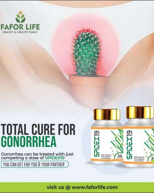 SPIDEX19 TOTAL CURE FOR GONORRHEA