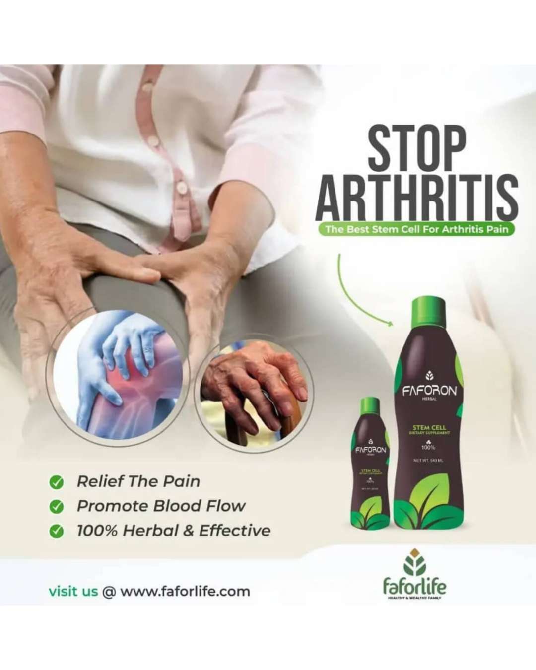 FAFORON TREATMENT FOR ARTHRITIS AILMENTS