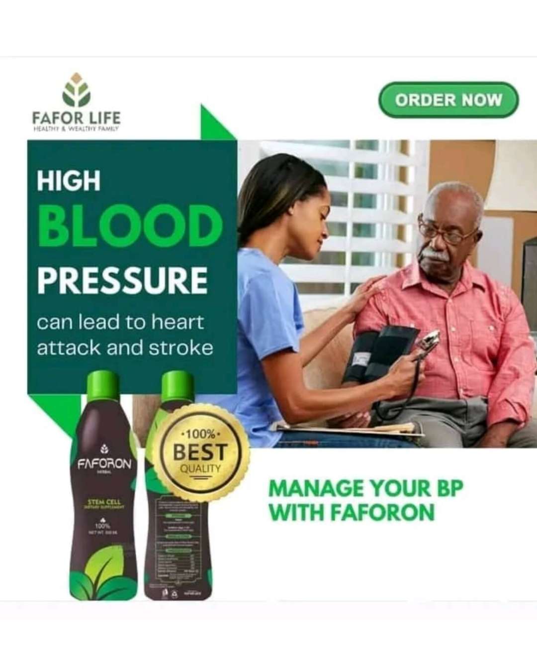 TREAT HIGH BLOOD PRESSURE WITH FAFORON