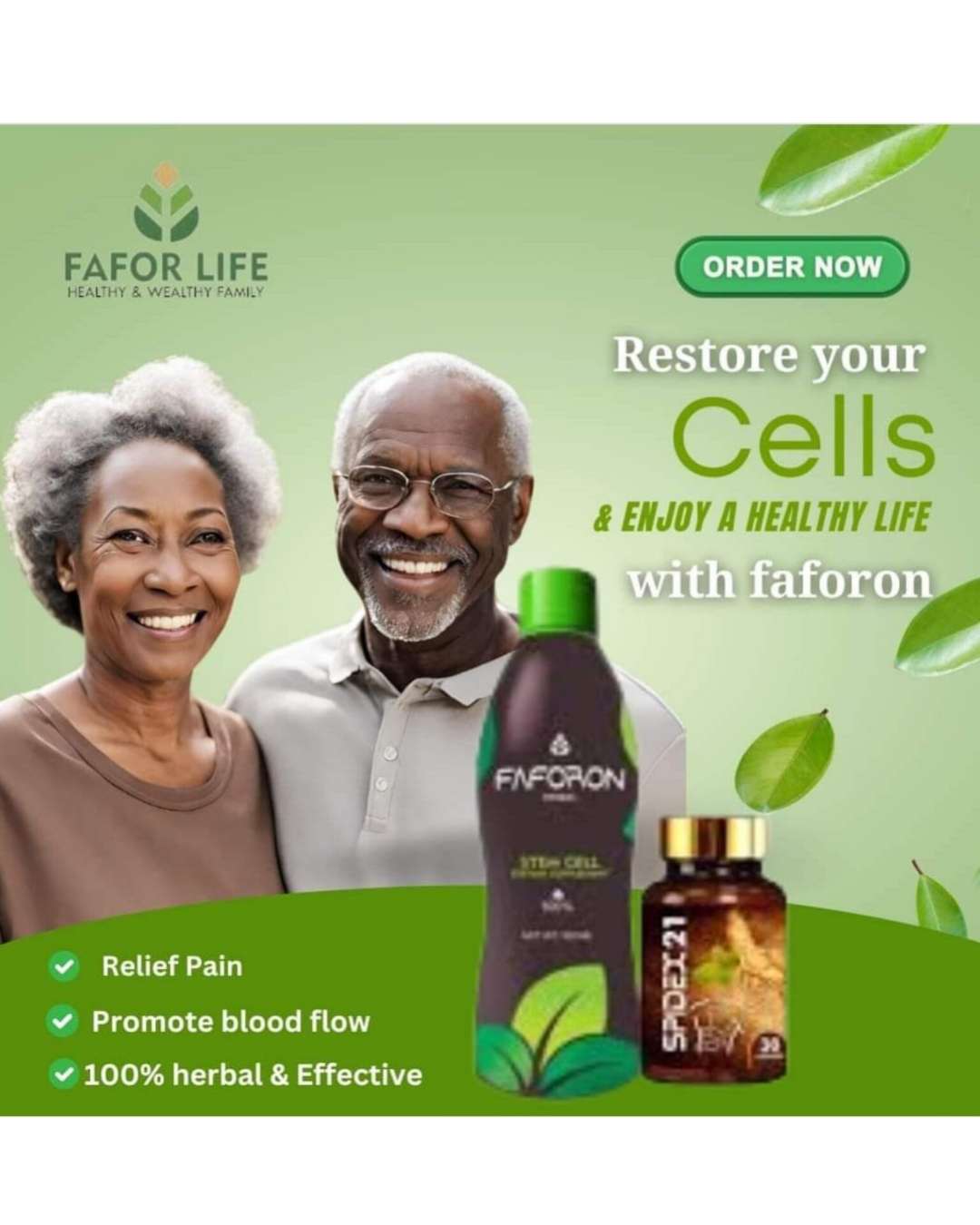 FAFORON SPIDEX21 RESTORE MEN PERFORMANCE