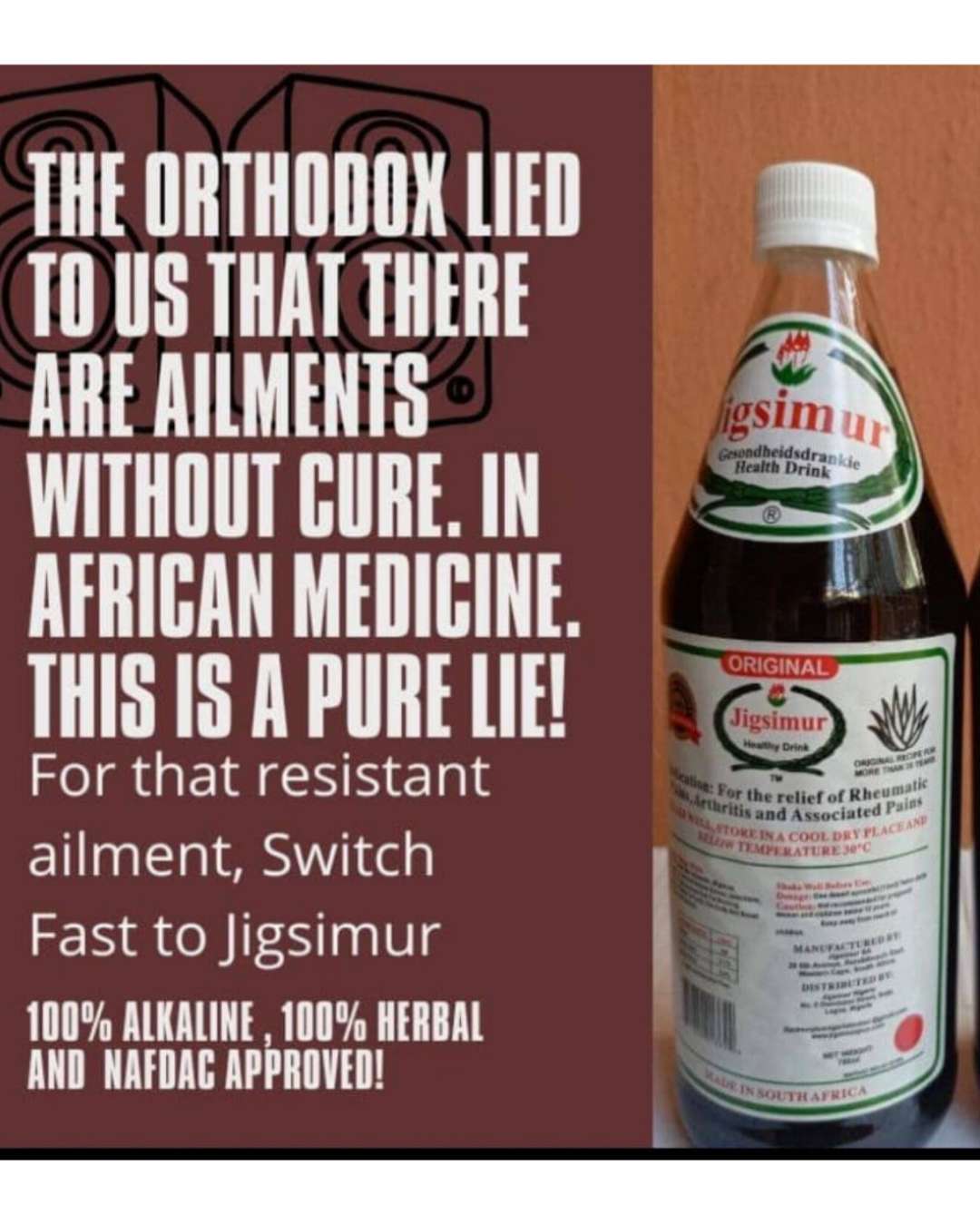 JIGSIMUR NAFDAC APPROVED CERTIFIED HERB
