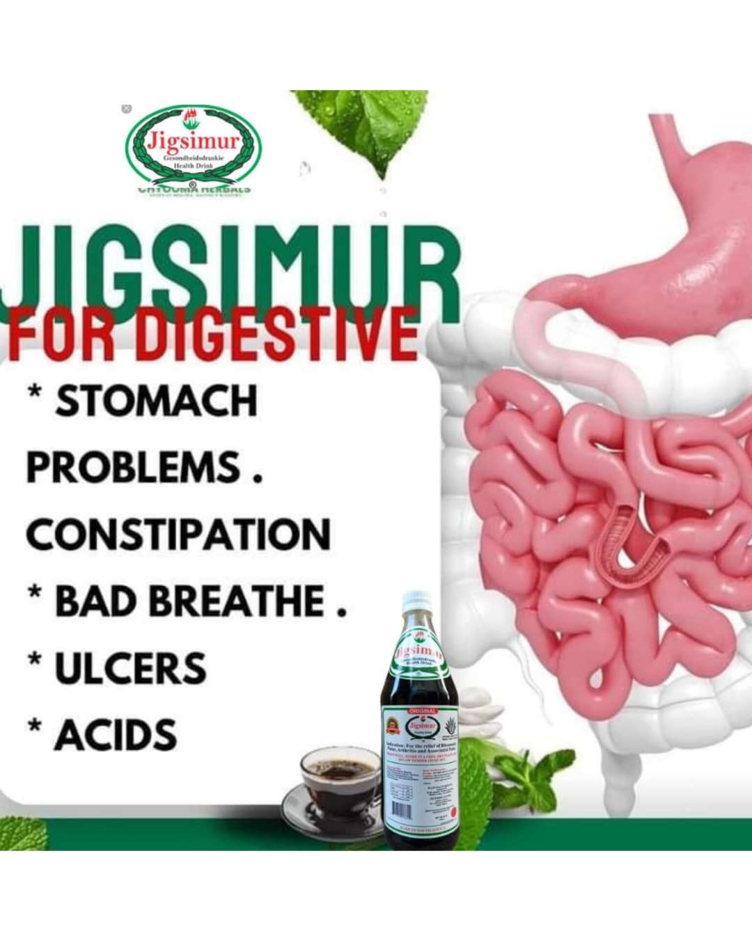 JIGSIMUR TREAT ULCER AND CONSTIPATION