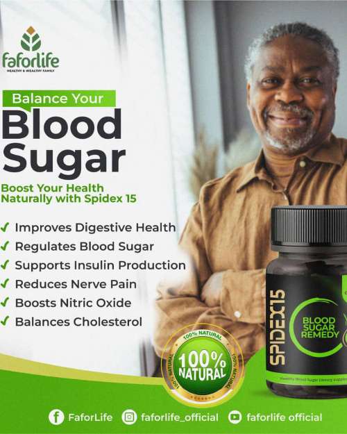 Spidex15 Normalize blood sugar & Diabete