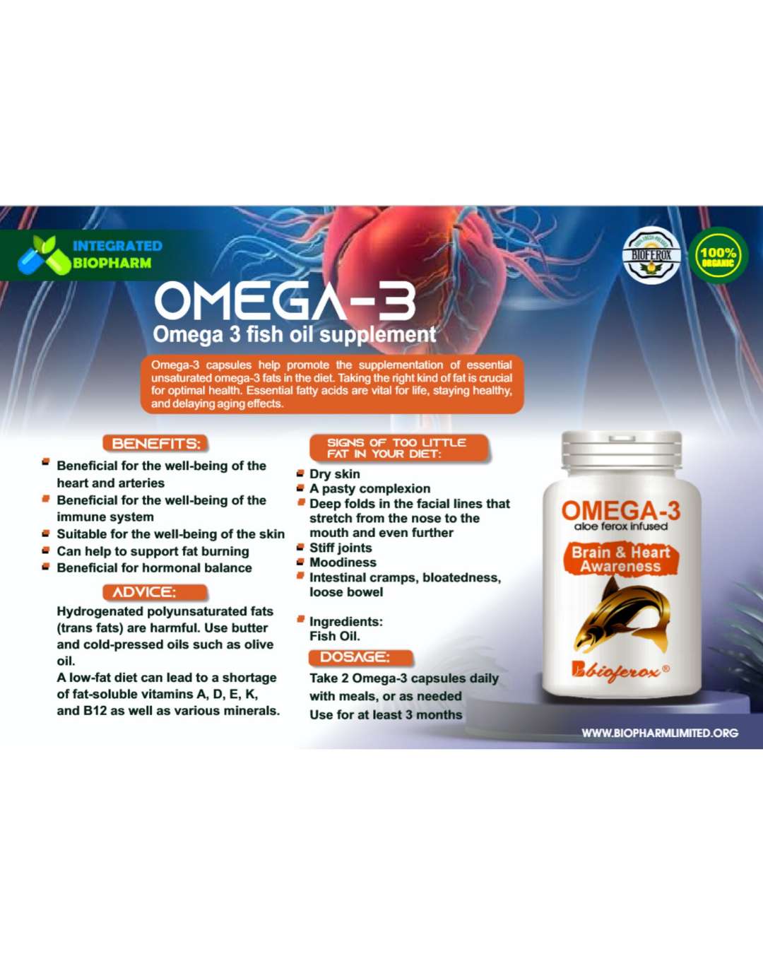 Omega 3 Fish Oil Supplement