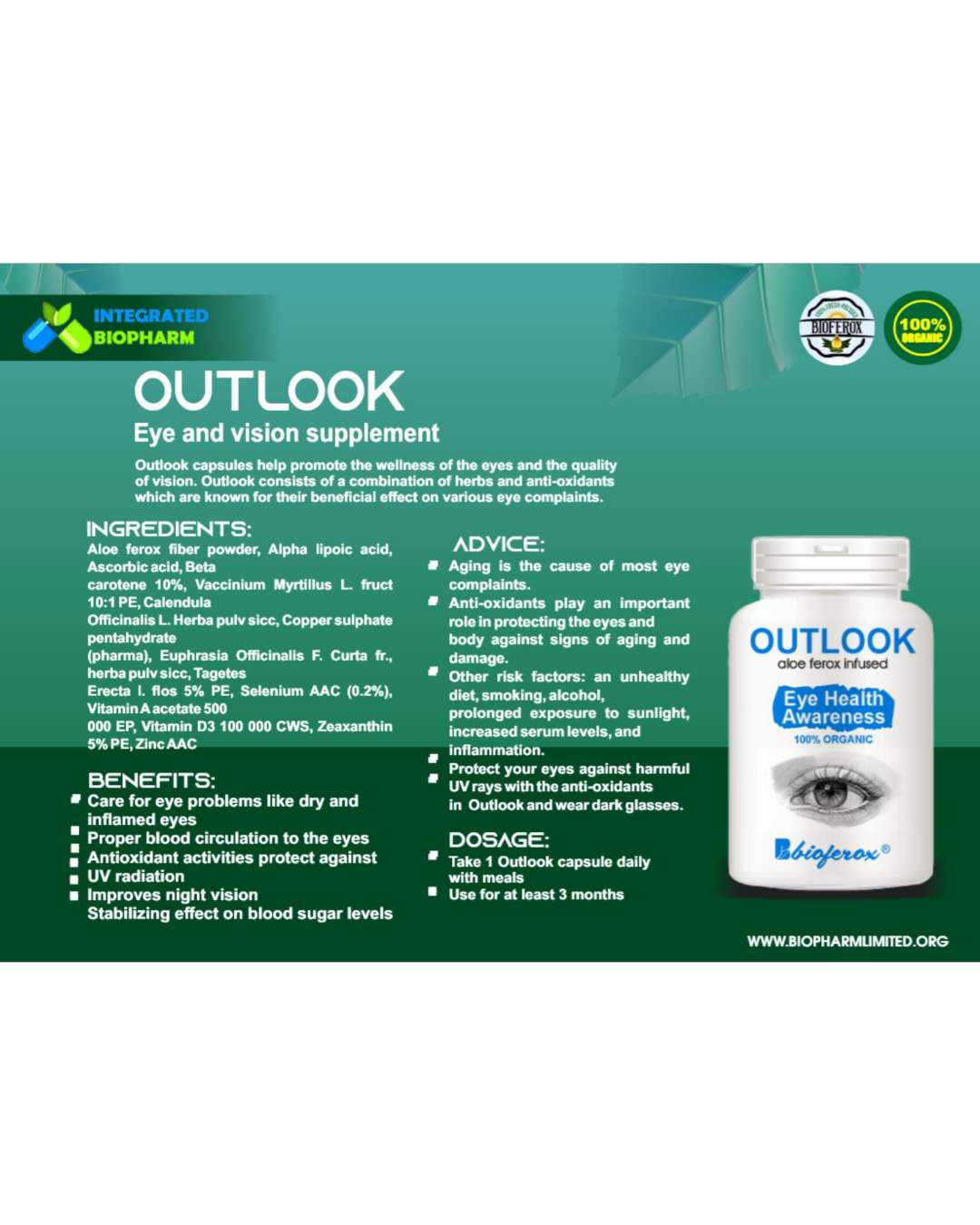 Outlook Eye and Vision Supplement
