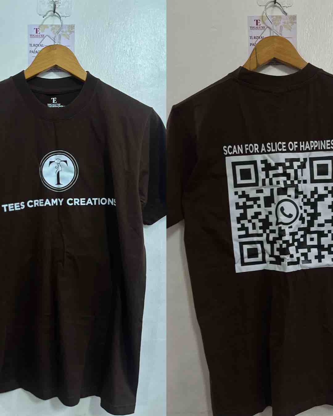 Logo and QR code polo