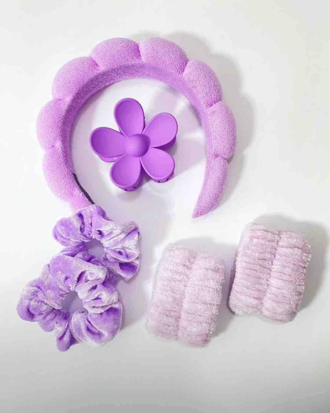 Fluffy Hair Accessories Set