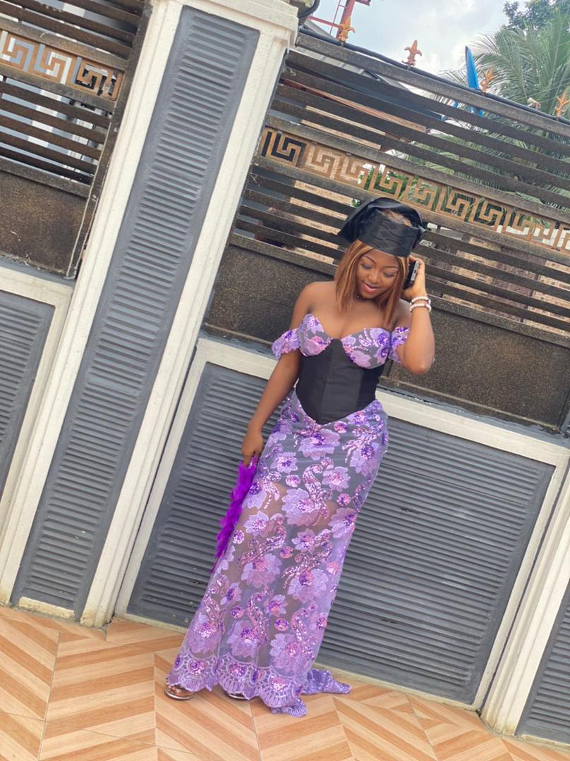 Elegant A-line Corset Gown