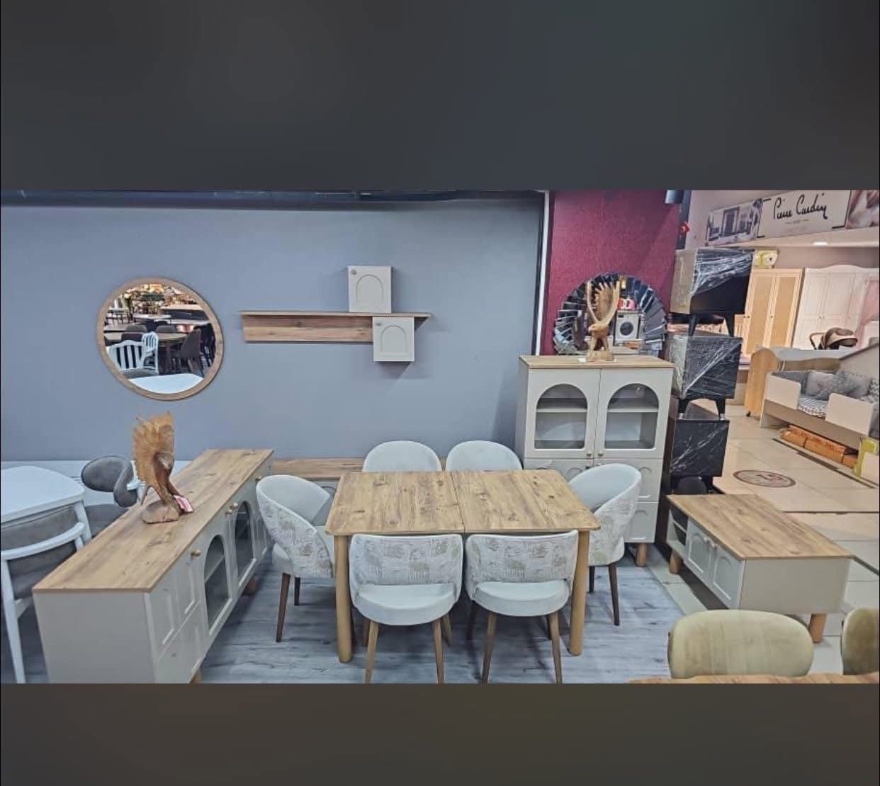 Luxury Dining Table with Cabinets