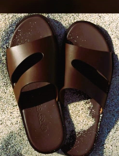 Coffee Brown Unisex Slides