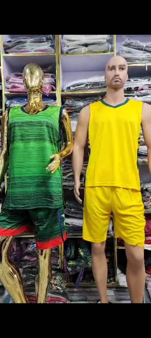 Unisex Sleeveless and short Jersey set
