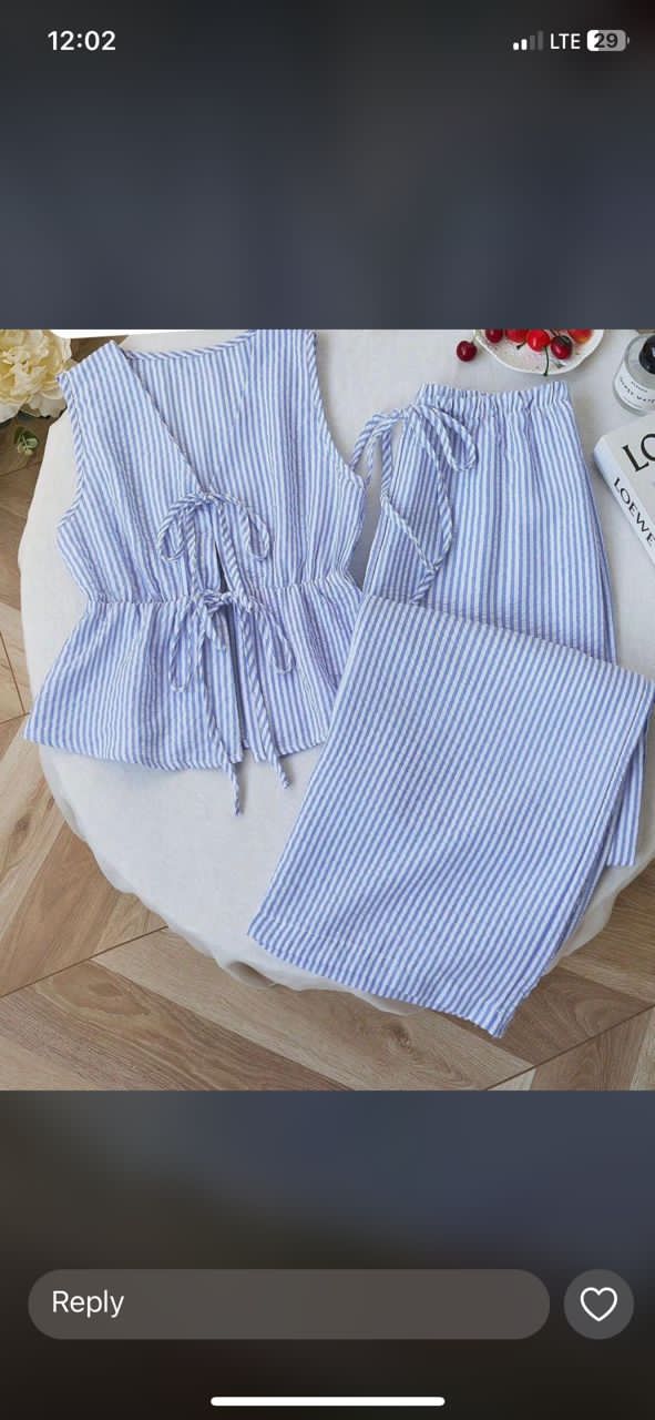 Cotton Stripe Set