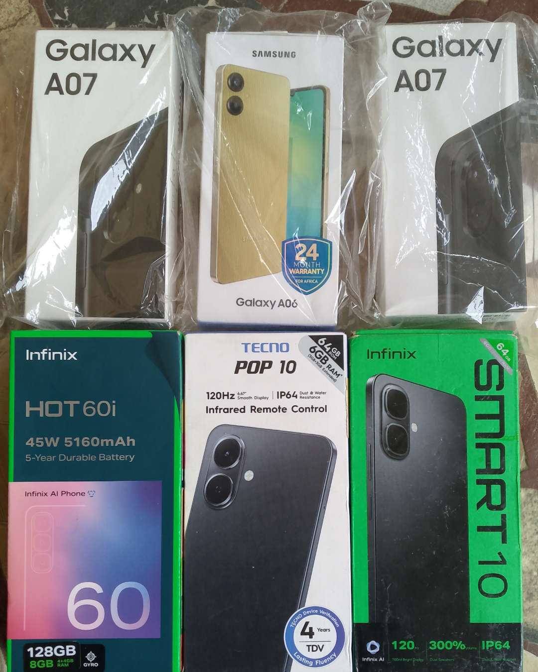All phones available at pay small small 