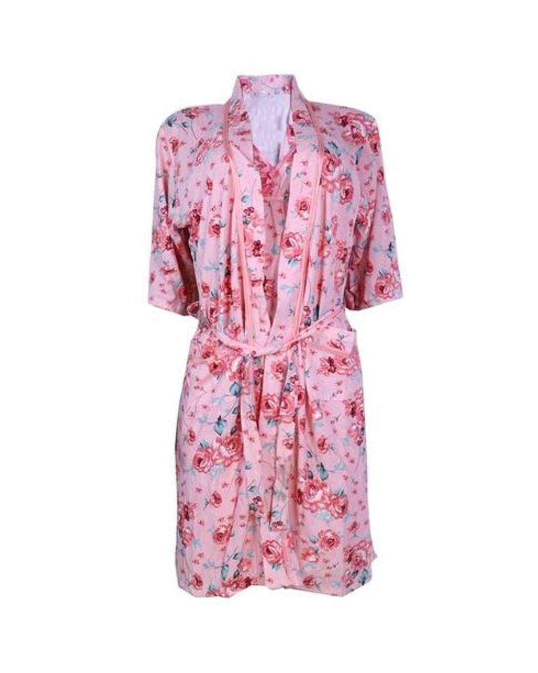 Floral Peach Sleep Set