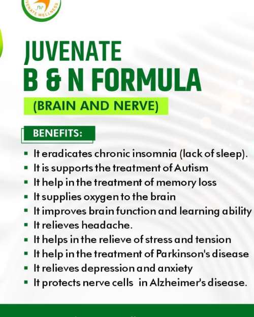 Juvenate Brain and Nerve Support