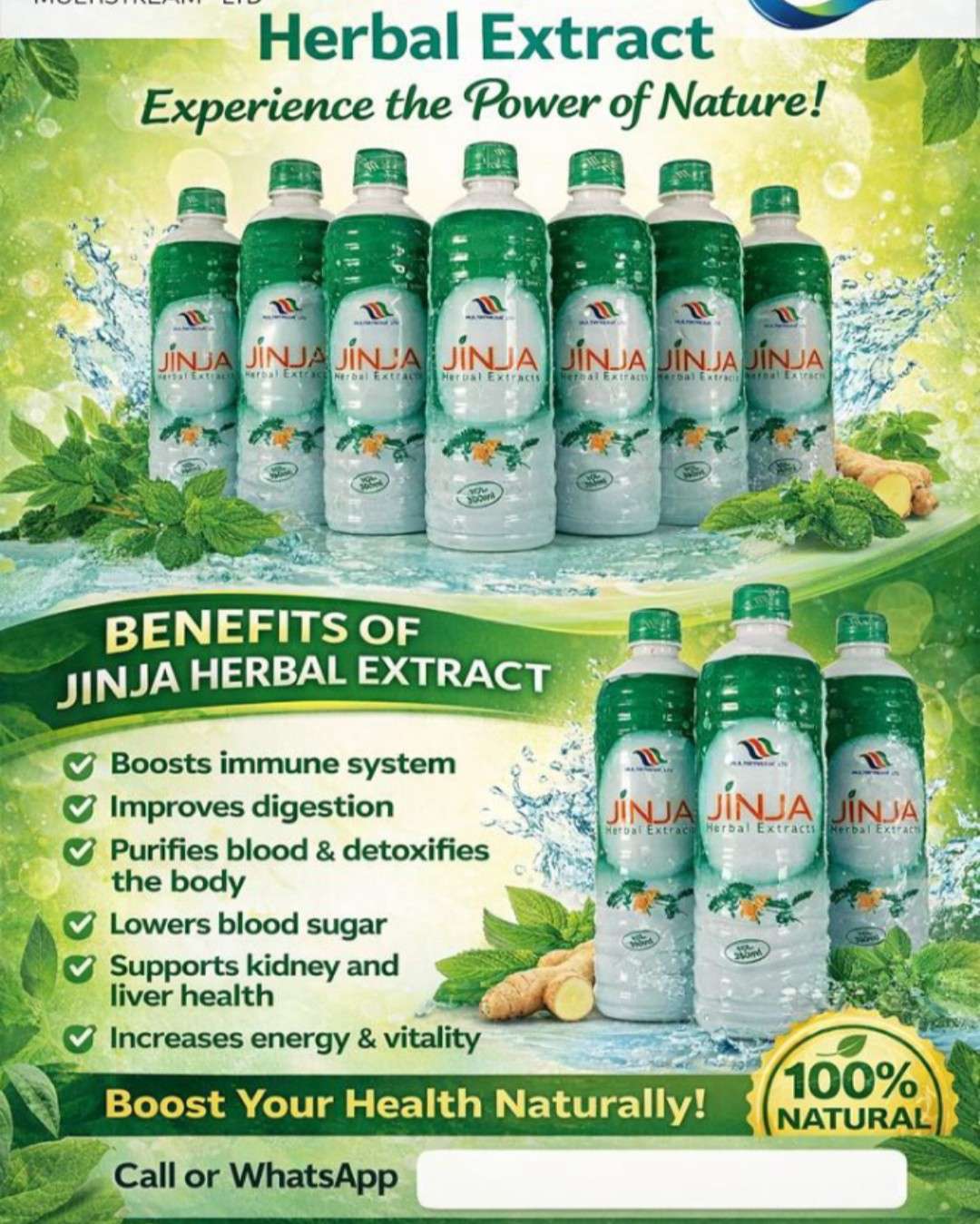 Reverse Enlarged Prostate  with Jinja herbal Extract