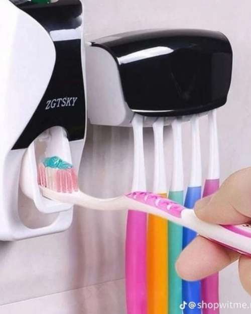 Automatic Toothpaste Dispenser Set