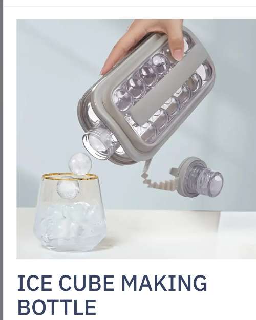 ICE CUBE WATER BOTTLE