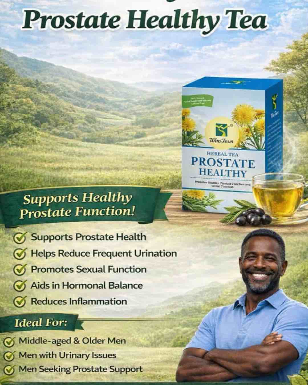 Prostate Tea for prostate enlargemen