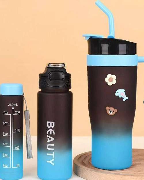 Gradient Water Bottle Set