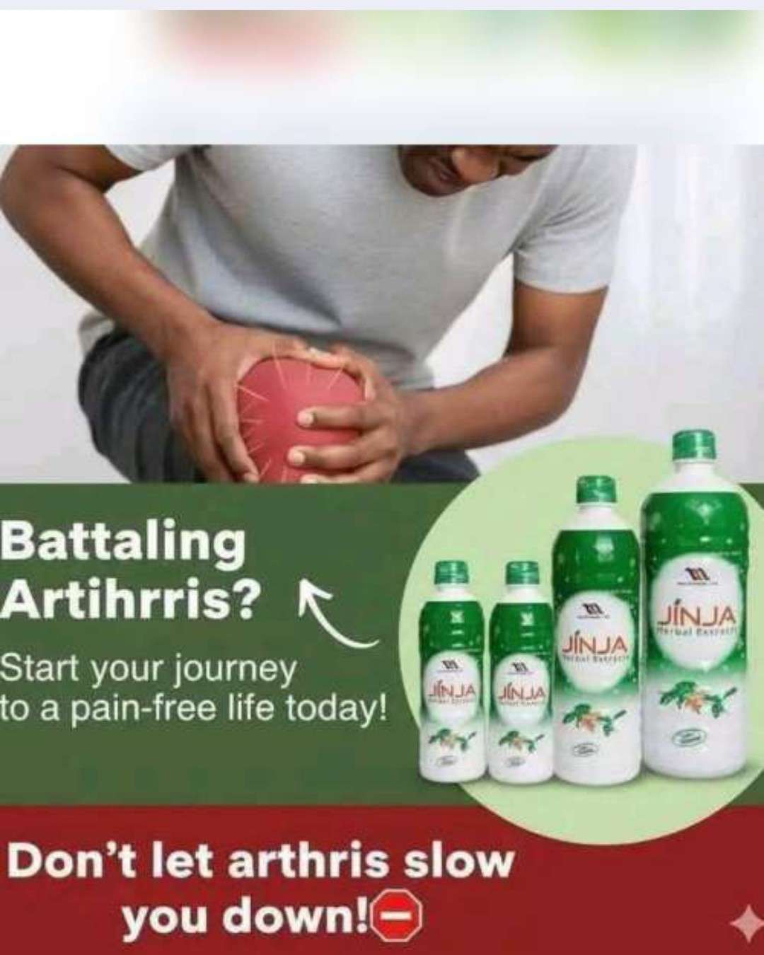 Jinja Herbal Extract Organic Supplement: Natural Relief for Arthritis, Diabetes, & High B.P 