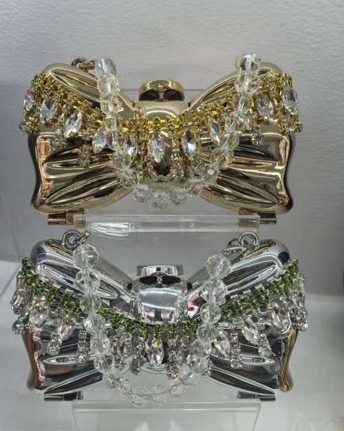 Bow ,gran , butterfly, clutch, Bag