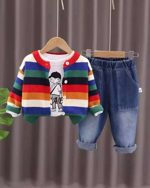 Boys' cute 3 pieces clothing set