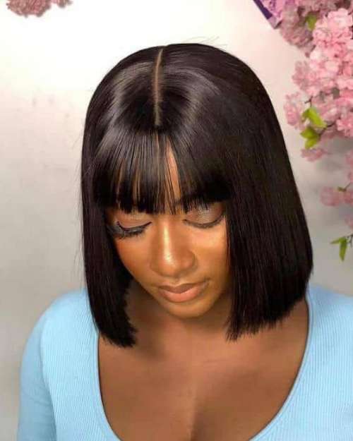 VBS(Vietnamese bone straight)FRINGE BOB